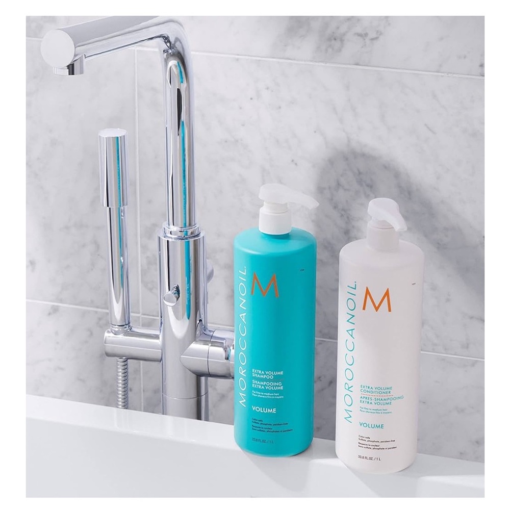 Moroccanoil Volume Thickening Shampoo & Conditioner 33.8oz/1 liter bundle New